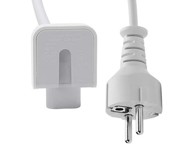 Extension Wall Cord Plug Eu Euro European Union Standard for Macbook 11 Inch 13 Inch 60w Macbook Pro 15- Or 17-inch 85w Power Adapter
