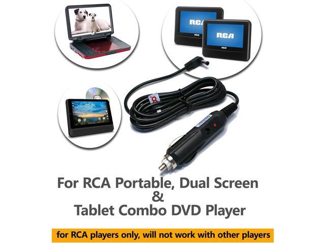 Car Charger for RCA Single Dual Screen Portable DVD TV Combo Player Celestron Telescopes 12V 6.5 Ft Power Supply Cord