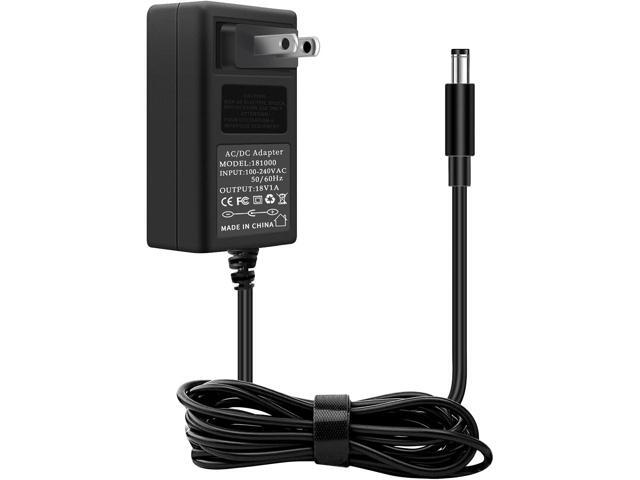 18V 1A AC DC Power Supply Adapter, US Wall Charger, DC Plug 5.5x2.1mm & 2.5mm Compatible with for 18volt (0.1A 0.15A 0.2A 0.25A 0.3A 0.4A 0.5A 0.6A...