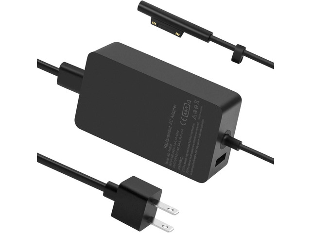Surface Charger, 44W Power Supply Adapter for Microsoft Surface Pro 3/4/5/6/7, Surface Laptop, Surface Book, Surface Go, Surface Laptop Go, with...