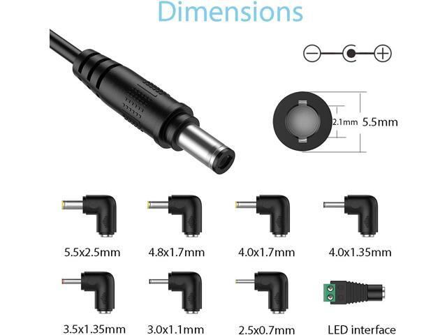 LIANSUM DC 12V 2A Car Charger Cigarette Lighter Compatible with Portable RCA DVD Player, Sylvania, DBPOWER, GPS, Bluetooth Speakers, Spectra S1...
