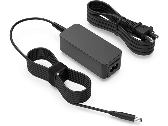 65W AC Charger Fit for Dell-Latitude-3520 3420 3320 Laptop Power Supply Adapter Cord