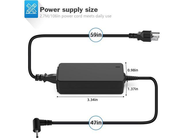 40W Ac Adapter Laptop Charger Compatible with Samsung 11.6' Chromebook 2 3 303c 500c 503c Xe500c12, 503c Xe503c12, Xe503c32, Xe500c13 Xe303c12,...