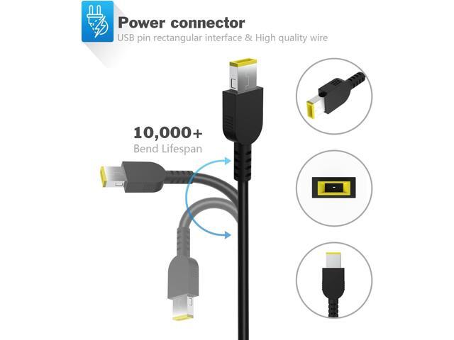 65W Laptop Charger for Lenovo Thinkpad T450 T450S T470 T470S T460 T460S T540 T540P T440 T431s G50 G50-45 G50-70; Yoga 2 Pro 11 11S 12 13 14 15...