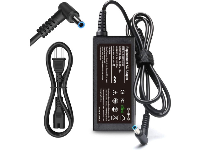 HP 45W 19.5V 2.31A Laptop Charger for HP Notebook 15 Charger 15-ba009dx 15-ba079