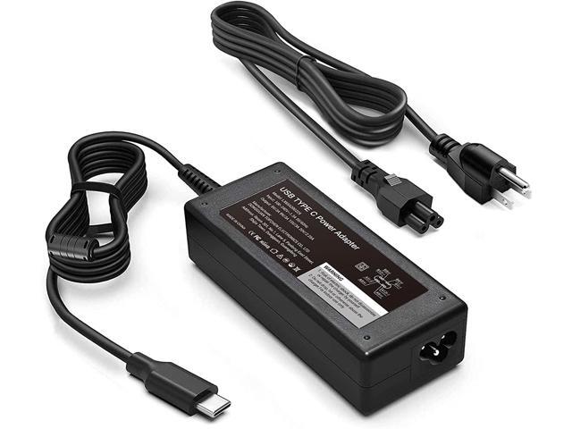 45W Type C AC Charger for HP Chromebook X360 14a-na0010nr 14a-na0021nr 14a-na0022od 14a-na0023cl 14a-na0020nr PC Laptop Power Supply Adapter Cord
