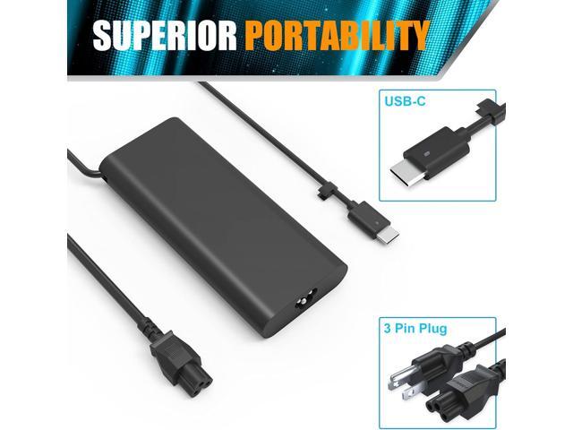 New 130W USB C Type C AC Power Adapter Dell Laptop Charger Replacement for Dell Precision 5530 2in1,Dell XPS 15 2in1 9575,DA130PM170 HA130PM170...