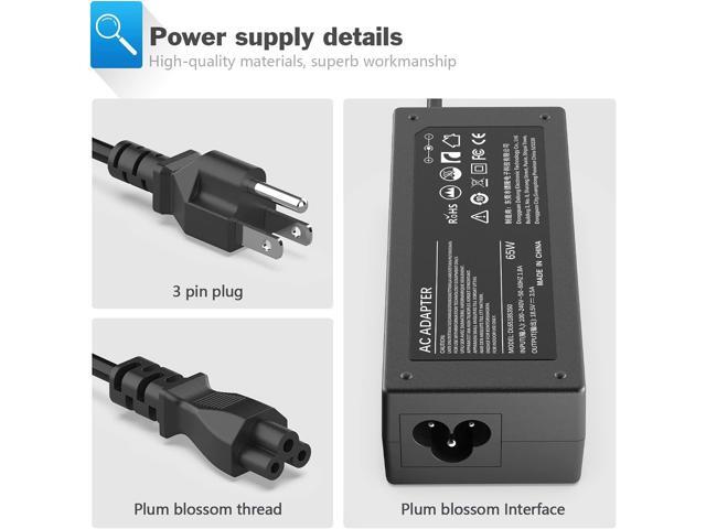 65W Adapter Laptop Charger Replacement for Dell Latitude E5440 E5470 7480 E6540 E7440 E7450 E7250 E6440 E6430 7490 7290 5490 5590 5290 LA65NM130...