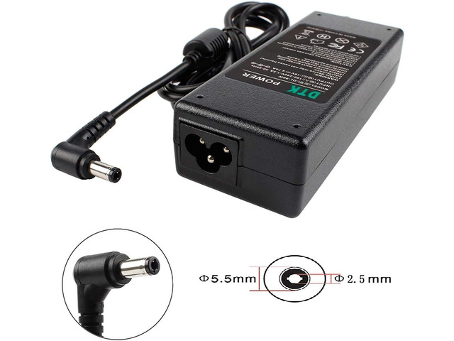 DTK 19V 4.74A 90W for Toshiba Ac Adapter Laptop Computer Charger Notebook PC Power Cord Supply Source Plug (75W, 65W Compatible), Connector: 5.5mm...