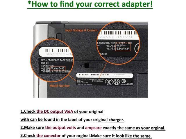 AC Adapter Charger for HP ProBook 640 G1, k4l16ut, 650 G1, k4l00ut; HP EliteBook Folio 9480m, j5p80ut, j5p78ut; HP ProBook 450 G2, l8d99ut, l8e08ut...