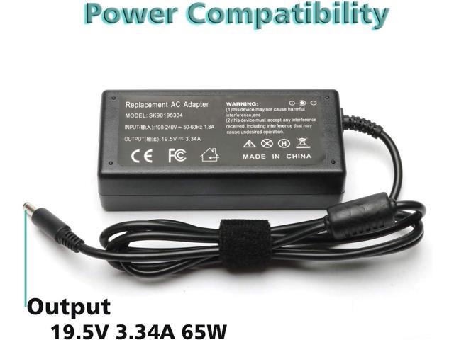 65W AC Charger for Dell Inspiron 15-7000 15-5000 15-3000 17-7000 17-5000 17-3000 13-7000 11-3000 2 in 1 Series 3558 3181 5100 5535 5555 5558 5559...