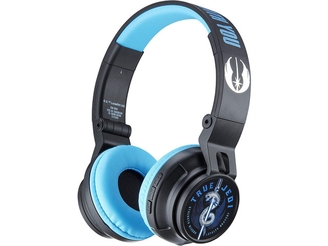 Star Wars Kids Bluetooth Headphones, Wireless Headphones with Microphone Includes Aux Cord, Volume Reduced Kids Foldable Headphones for School,...