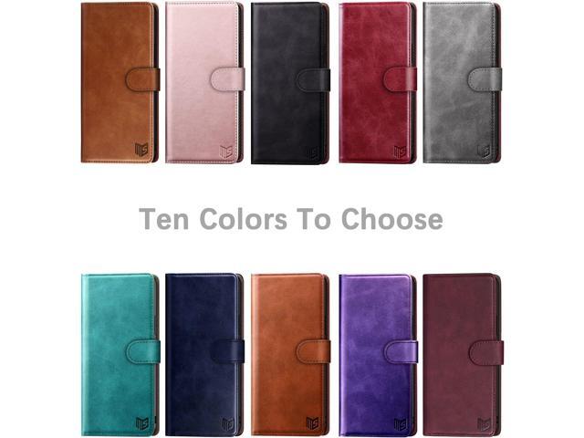 SUANPOT for Samsung Galaxy Note 9 6.4' with RFID Blocking Leather Wallet case Credit Card Holder, Flip Folio Book Phone case Cover Purse Poket for...