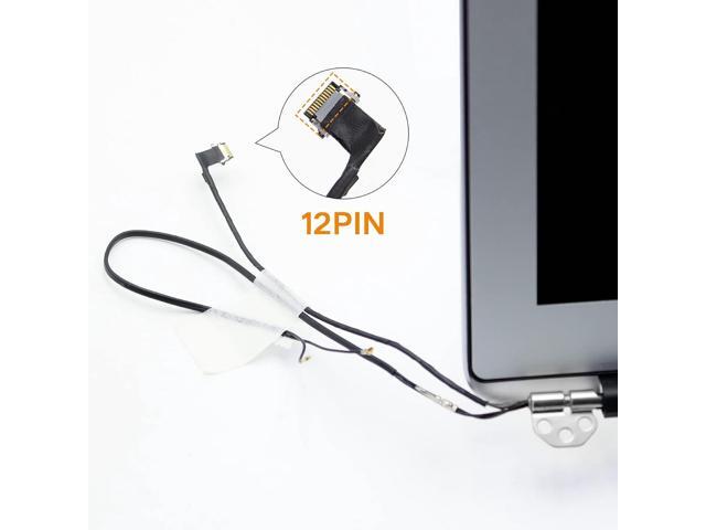 Screen Replacement for MacBook Air A1466 Mid 2013 to 2017 Year EMC 2632 EMC 2925 EMC 3178 LCD Display Screen Full Assembly Complete Top Assembly...