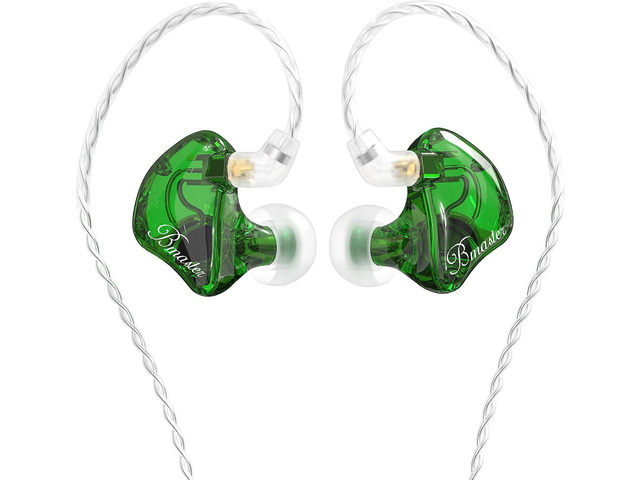 BASN Bmaster in Ear Monitor, Hybrid Triple Drivers Drummer IEM Headphones HiFi Stereo Noise-Isolating Musicians Earphones for Stage Live Show,...