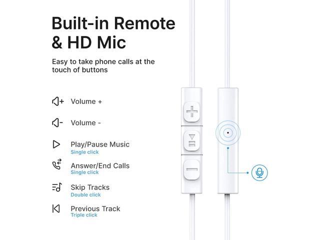 iPhone Headphones,Wired Lightning Headphones for iPhone 13 14 12 Pro Max MFi Certified Lightning Earbuds with Microphone & Volume Control for 11 XR SE