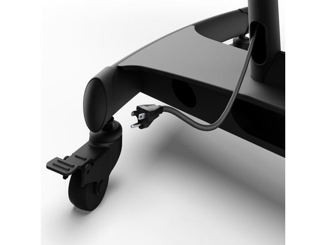 Kanto - Mobile TV Stand for Most Flat-Panel TVs Up to 65" - Black - image 7