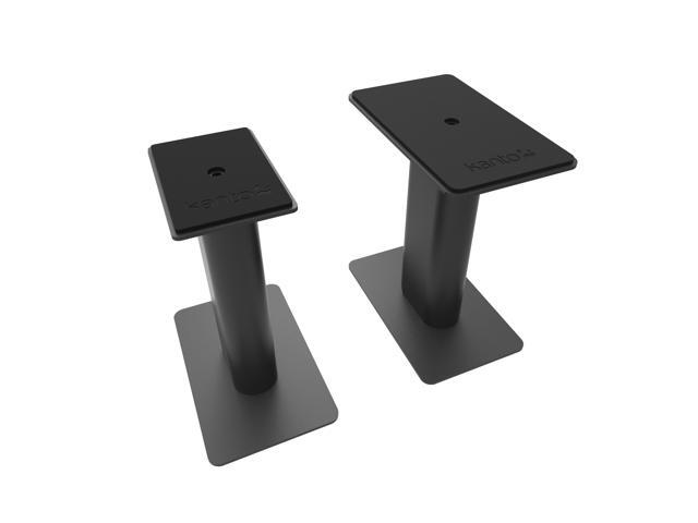 Kanto SP9 9 Universal Desktop Speaker Stands with Rotating Top Plates and Cable Management - Pair (Black) - image 6