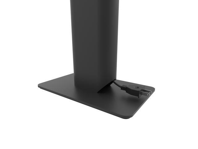 Kanto SP9 9 Universal Desktop Speaker Stands with Rotating Top Plates and Cable Management - Pair (Black) - image 3