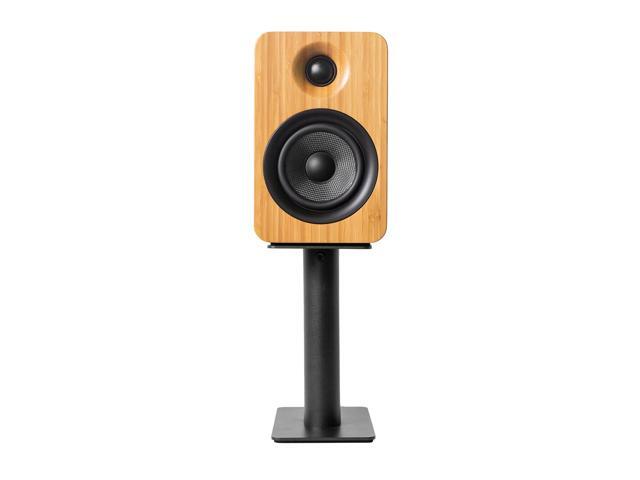 Kanto SP9 9 Universal Desktop Speaker Stands with Rotating Top Plates and Cable Management - Pair (Black) - image 7