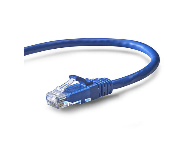 NavePoint Cat6 UTP Ethernet Network Patch Cable UL Listed, 2 FT., 10 Gbps, Blue, 10-Pack