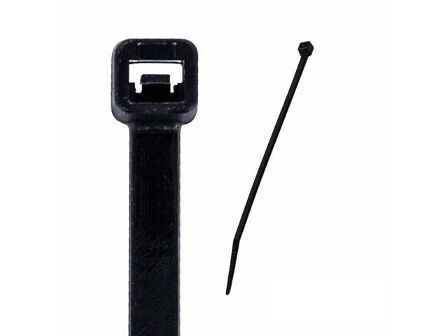 NavePoint 14 Inch Nylon UV Resistant Cable Wire Zip Tie 40 lbs - Black 500 Pack Lot Pcs Qty