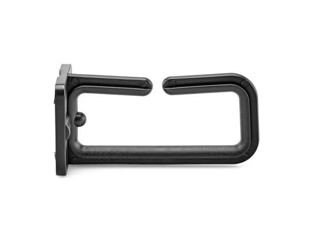 NavePoint Network Rack Cable Management Ring, Toolless, Server Rack-Mount Cable Ring with Flexible Opening, Cable Management Hook, Pack of 10 Black