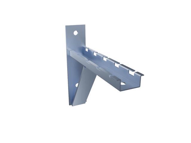 Electro Zinc Plated Wire Mesh Cable Tray bracket, Triangle, Wall Mount, 200mm, 2 Pack