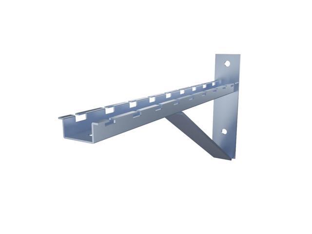 Electro Zinc Plated Wire Mesh Cable Tray bracket, Triangle, Wall Mount, 400mm, 2 Pack