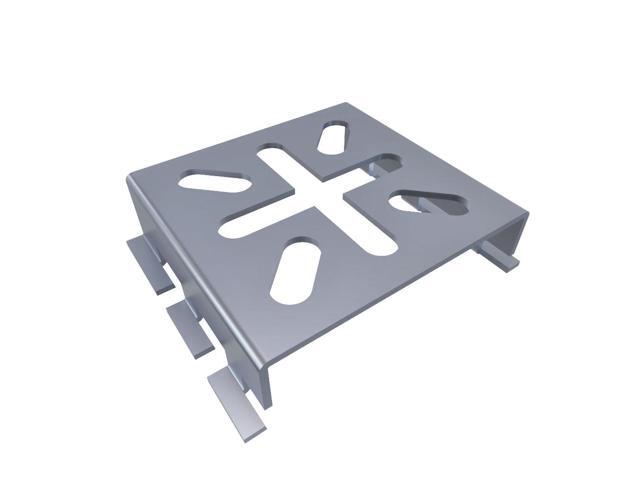 NavePoint 24/67' Electro Zinc Plated Wire Mesh Cable Tray Spider Bracket - 2 pack