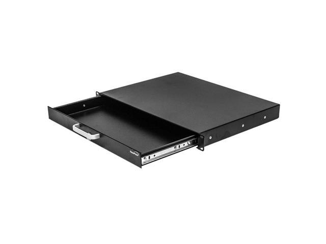 NavePoint Server Cabinet Case 19' Rack Mount DJ Locking Lockable Deep Drawer with Key 1U