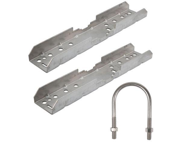 NavePoint Pole Mount Kit, For 14x10x06 Enclosure, Fits 1.25-2 Inch Poles