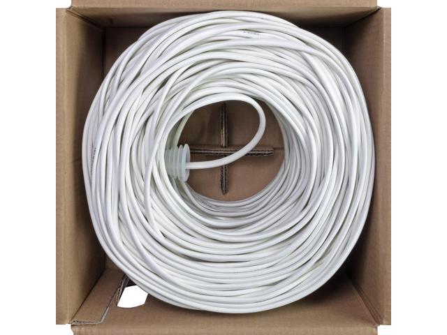 NavePoint 250ft In Wall Audio Speaker Cable Wire CL2 14/4 AWG Gauge 4 Conductor Bulk White - image 3