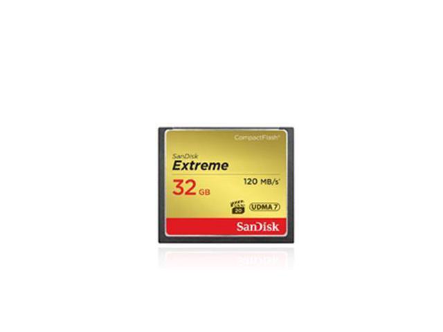 SanDisk Extreme SDCFXSB-032G-G46 32GB CompactFlash Memory Card