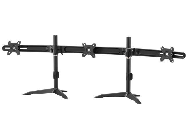 Amer Mounts AMR3S30 Triple 30" Monitor Mount Stand Supports 17" - 30' Monitors