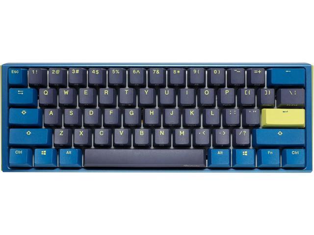 Ducky One 3 Mini Daybreak 60% Mechanical Keyboard: Quack Mechanics Dampening, Hot-Swappable Cherry MX Red Switches, High-Density PBT Tripleshot...