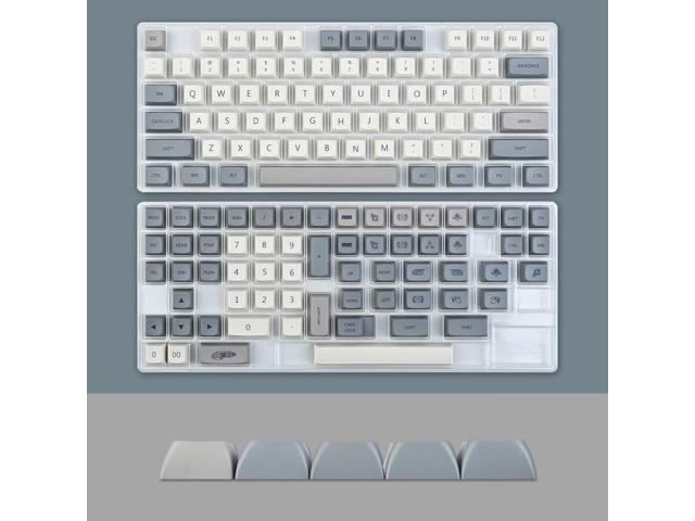 Guffercty kred XDA Profile Keycaps 137 PBT Key Retro Cap Cover Set Dye Sublimation for Cherry Mx Switch Mechanical Keyboard (XDA/Enlightenment)