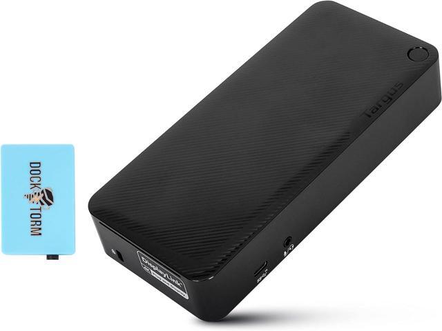 Targus USB-C Universal Docking Station with 100W Power Delivery (1x USB Type-C, 3 USB Type-A, 1 Audio Jack, 2 DisplayPort, 2 HDMI 2.0, 1 RJ-45,...