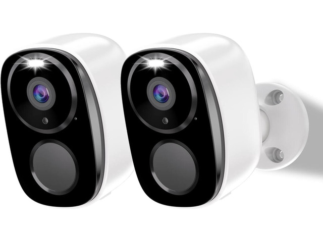 Rraycom 2Pack Security Cameras Outdoor Wireless,2K 5G/2.4GHz Battery Powered Camera for Home Security, Cloud/SD, No Monthly Fee, AI Motion...