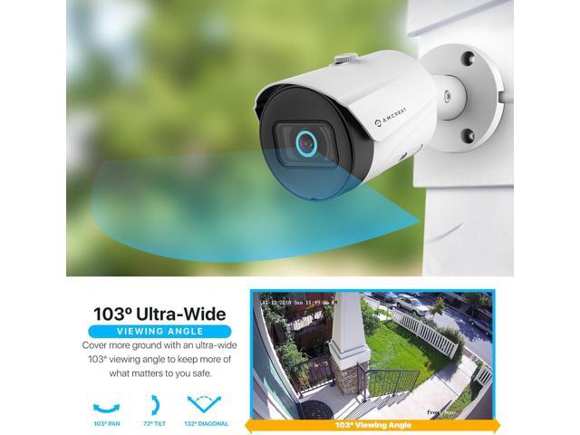 Amcrest UltraHD 5MP Outdoor POE Camera 2592 x 1944p Bullet IP Security Camera, Outdoor IP67 Waterproof, 103° Viewing Angle, 2.8mm Lens, 98.4ft...