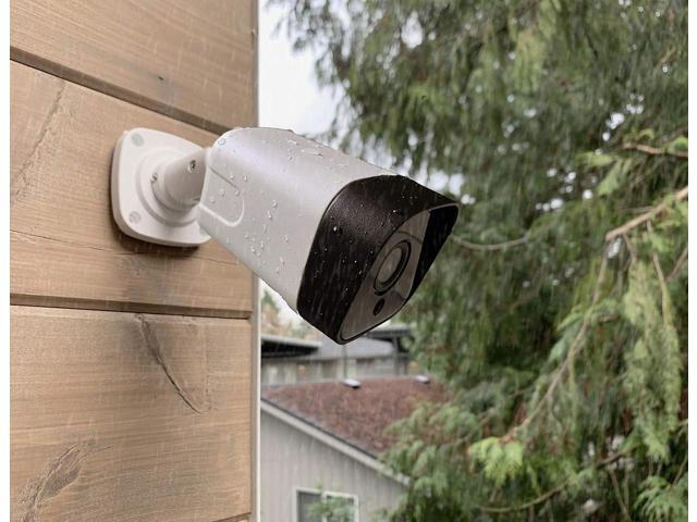 TIGERSECU 5MP Super HD 4-in-1 Security Camera with OSD Switch, for TVI/CVI/AHD/D1 DVR, Weatherproof for Indoor/Outdoor Use (Power Supply and...