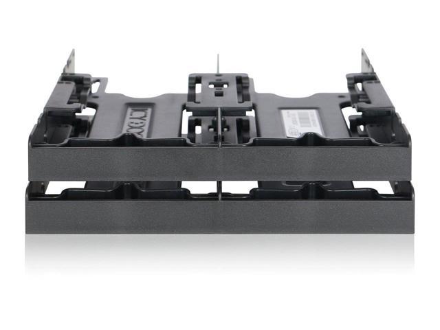 ICY DOCK Quad 4 x 2.5 HDD/SSD Bracket Mounting Kit Adapter for 5.25' Drive Bay - Flex-FIT Quattro MB344SP