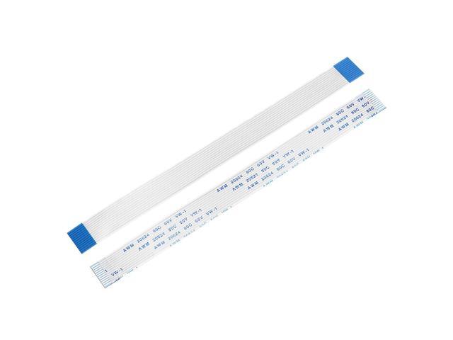 Flexible Flat Cable,150mm 1mm Pitch 12 Pins FPC FFC Flexible Ribbon Cable for LCD TV Car Audio DVD Player 5Pcs (A type)