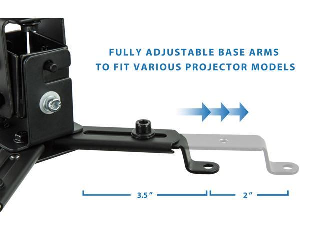 Mount-It! Wall Ceiling Projector Mount with Universal LCD/DLP Mounting Epson, Optoma, BenQ, Viewsonic Projectors