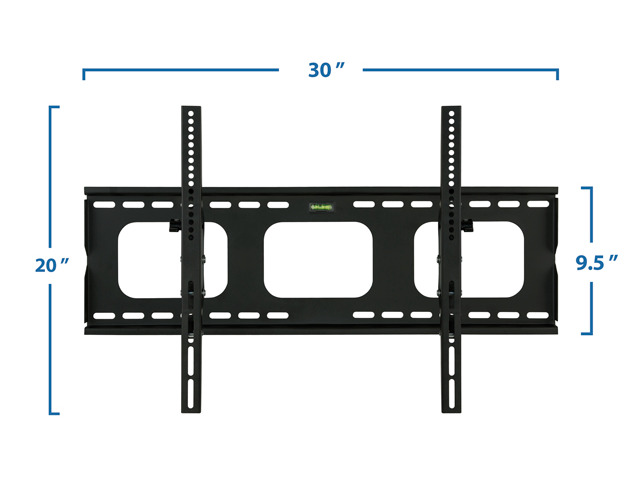 Mount-It! Tilting TV Mount Fits 50'-65' Flat Screen TVs Wall Bracket VESA 750 x 450 Max