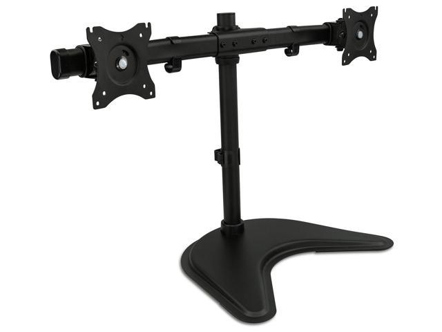 Mount-It! Dual Monitor Stand Height Adjustable Fits Up to 32' Screens