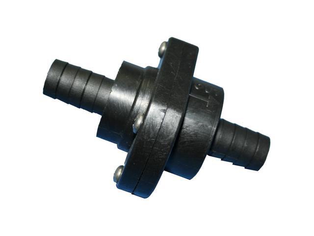 T-H MARINE DOUBLE BARB INLINE SCUPPER 3/4 BLACK