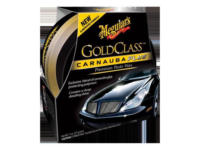 Meguiar Gold Class Carnauba Plus G7014J Car Wax, 11 oz, Paste, Gold