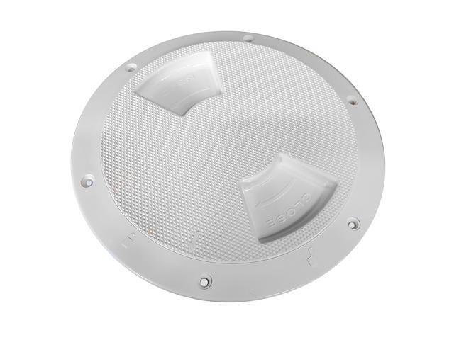 Sea-Dog Textured Quarter Turn Deck Plate - White - 6 [336162-1]