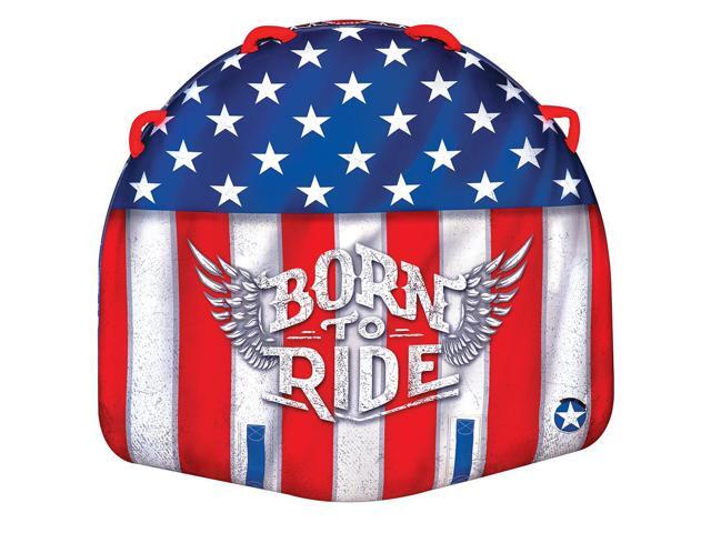 WOW Watersports 20-1010 Born to Ride 1 to 2 Person Towable Tube with Handles